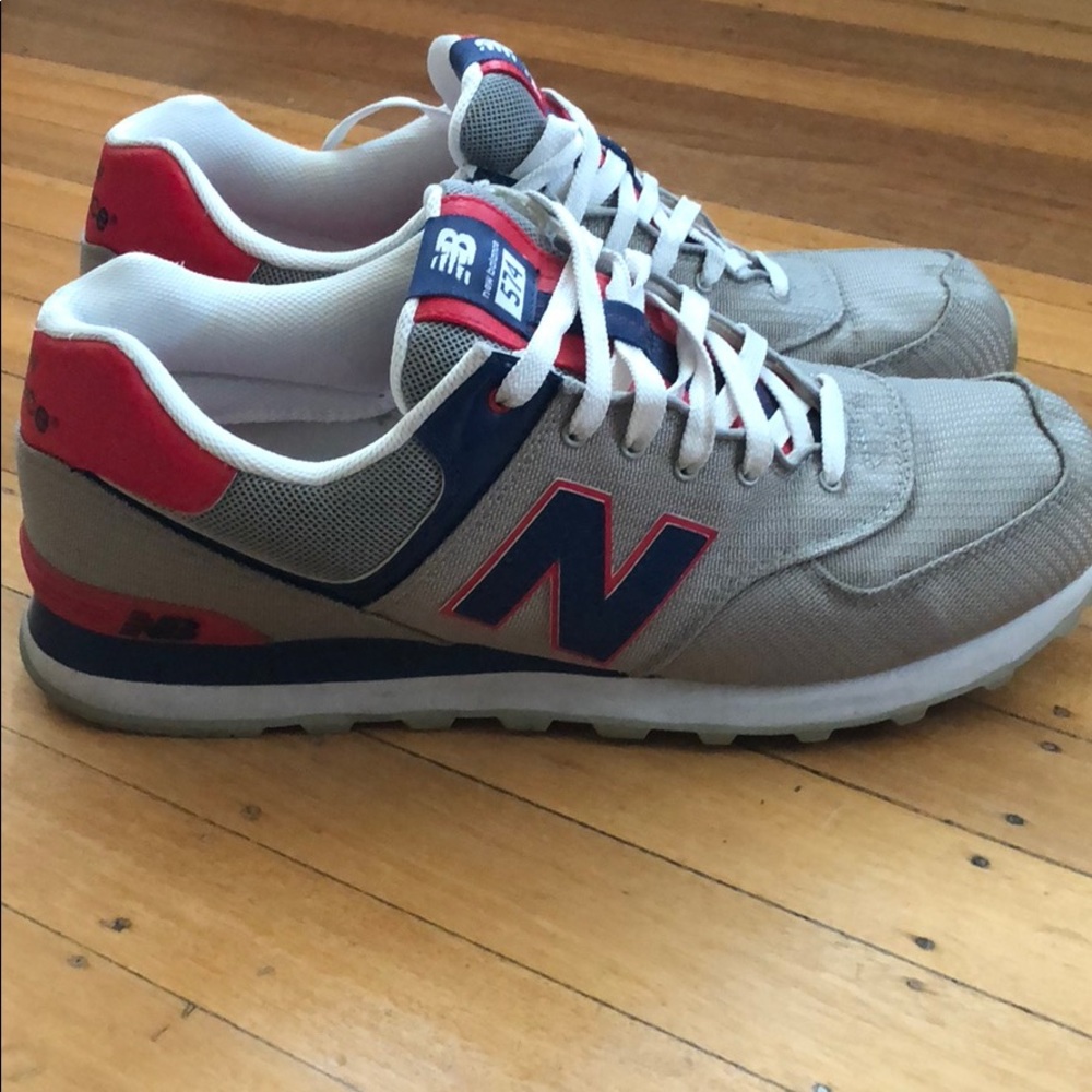 Moderately worn New Balance 574